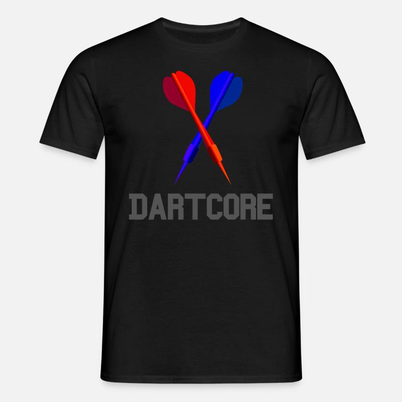 Dartcore - Männer T-Shirt - Schwarz
