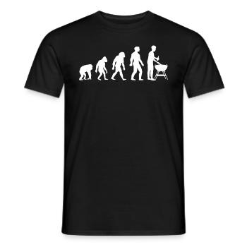 Idée de cadeau de charbon de bois BBQ Griller BBQ BBQ - T-shirt homme - noir - Devant - AI Model Male 178 light (178cm)