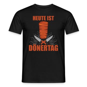 Döner Dönerbude Döner Kebab Dürüm Dönermann - Männer T-Shirt - Schwarz - Vorne - AI Model Male 178 light (178cm)