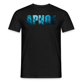 Idée cadeau plongée apnée pour les plongeurs - T-shirt homme - noir - Devant - AI Model Male 178 light (178cm)