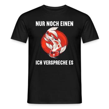 Koi Nur noch einen versprech Karpfen Fisch Japan - Männer T-Shirt - Schwarz - Vorne - AI Model Male 178 light (178cm)