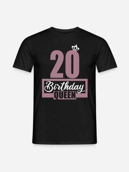20ème anniversaire 20 ans 20 anniversaire - T-shirt homme - noir