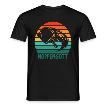 Tischtennis Spieler Spielerin Noppengott - Männer T-Shirt - Schwarz - Vorne - AI Model Male 178 light (178cm)