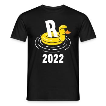 Ruhestand Rentnerin Rentner Rente 2022 - Männer T-Shirt - Schwarz - Vorne - AI Model Male 178 light (178cm)