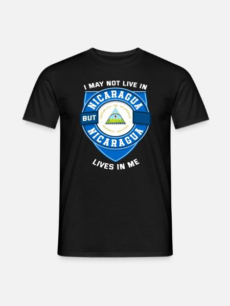 Nicaragua - Men's T-Shirt - black