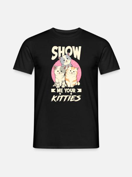 Feline - Men's T-Shirt - black