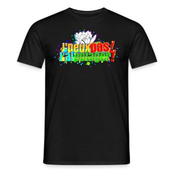 J'peux pas j'ai potager - T-shirt homme - noir - Devant - AI Model Male 178 light (178cm)