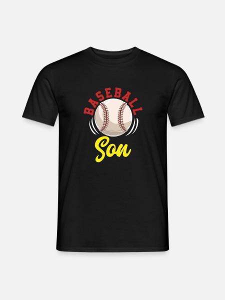 Baseball Son - Men's T-Shirt - black