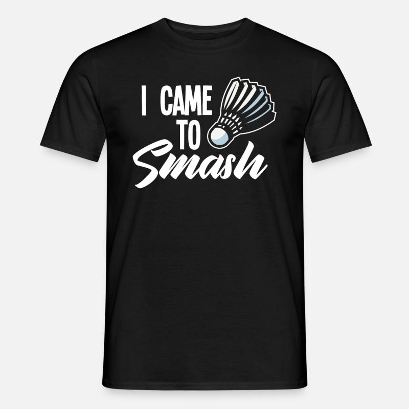 Badminton - Männer T-Shirt - Schwarz