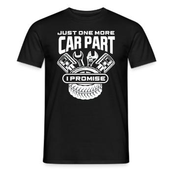 Pièces de mécanique automobile - T-shirt homme - noir - Devant - AI Model Male 178 light (178cm)