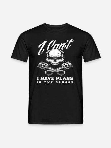 Car mechanic workshop - Men's T-Shirt - black