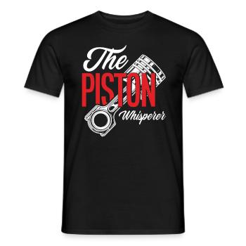 Mécanicien automobile Piston Whisperer - T-shirt homme - noir - Devant - AI Model Male 178 light (178cm)
