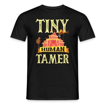 Parents Family Circus Children's Birthday Party - Men's T-Shirt - black - Front - AI Model Male 178 light (178cm)