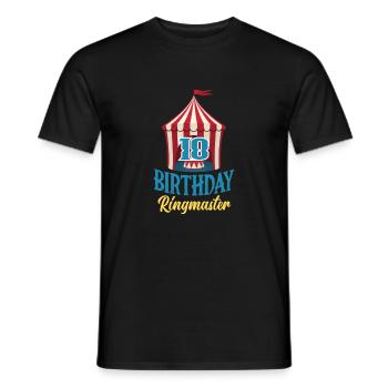 10e anniversaire Directeur de cirque Circus Lover - T-shirt homme - noir - Devant - AI Model Male 178 light (178cm)