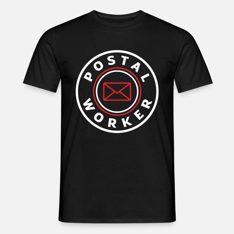 Postbeamte - Männer T-Shirt - Schwarz