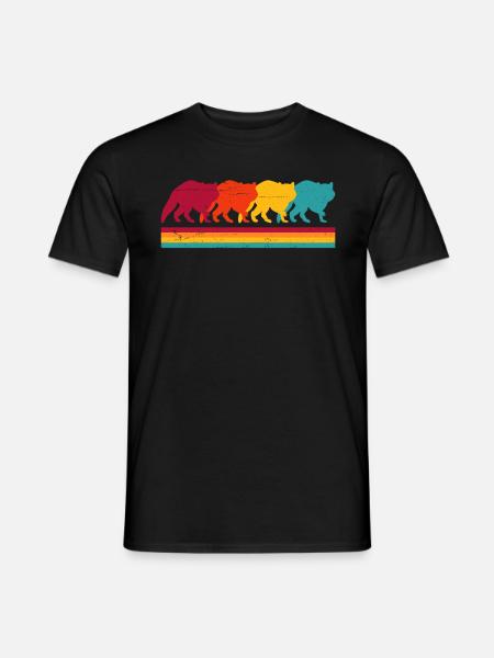 Raccoon - Men's T-Shirt - black