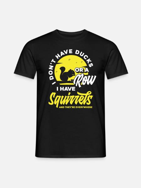 Squirrel - Men's T-Shirt - black