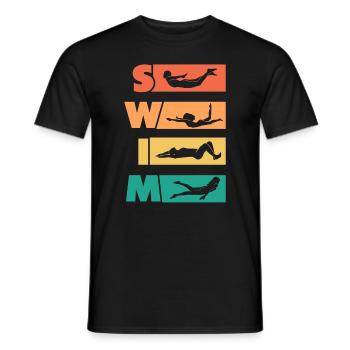 Nager - T-shirt homme - noir - Devant - AI Model Male 178 light (178cm)