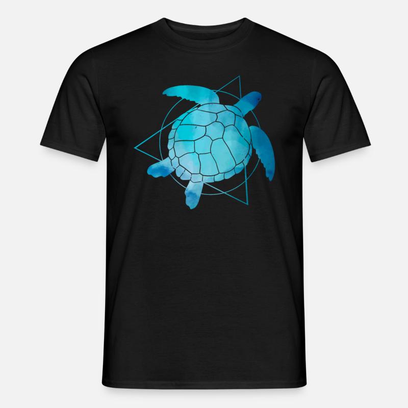 Schildkröte - Männer T-Shirt - Schwarz