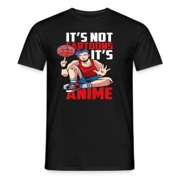 Anime Otaku Teen Disant Cadeau - T-shirt homme - noir - Devant - AI Model Male 178 light (178cm)