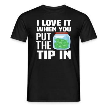 Bartender Tip Waiter Cadeau - T-shirt homme - noir - Devant - AI Model Male 178 light (178cm)