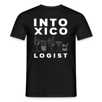 Bartender Alcohol Profession Gift - Men's T-Shirt - black - Front - AI Model Male 178 light (178cm)