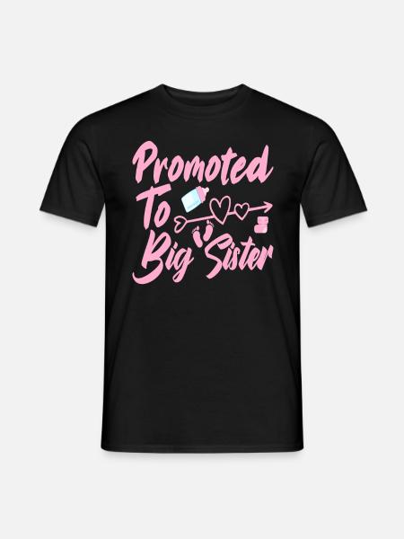 Sister Pregnancy Birth Gift - Men's T-Shirt - black