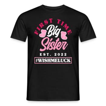 Fille Sœurs Frères et sœurs 2022 - T-shirt homme - noir - Devant - AI Model Male 178 light (178cm)
