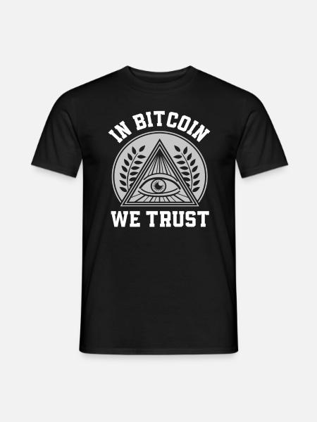 Bitcoin Cryptocurrency Gift CryptoTrader - Men's T-Shirt - black