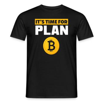Le Bitcoin - T-shirt homme - noir - Devant - AI Model Male 178 light (178cm)