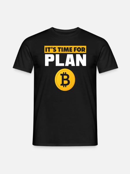Bitcoin - Männer T-Shirt - Schwarz
