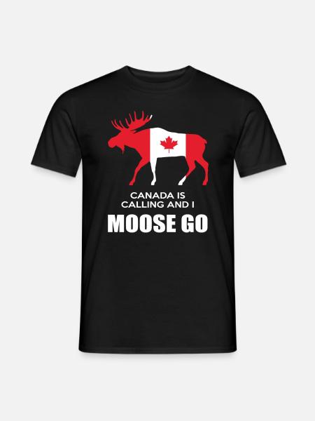 Orignal du Canada - T-shirt homme - noir