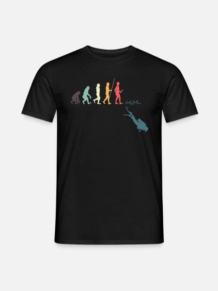 Diving Evolution - Men's T-Shirt - black