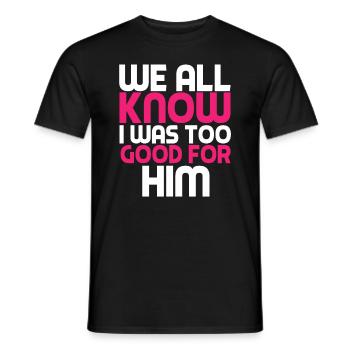Divorce End of marriage - Men's T-Shirt - black - Front - AI Model Male 178 light (178cm)
