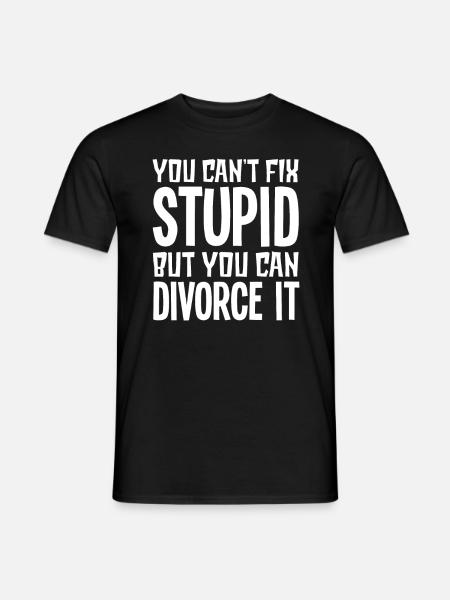 Divorce - Men's T-Shirt - black
