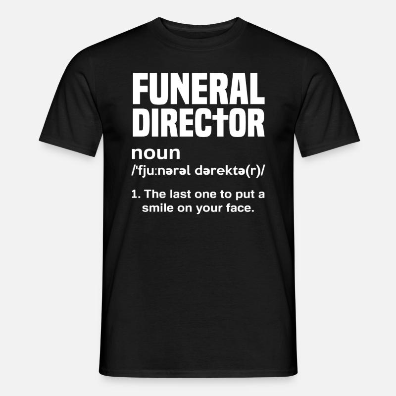Bestatter - Männer T-Shirt - Schwarz
