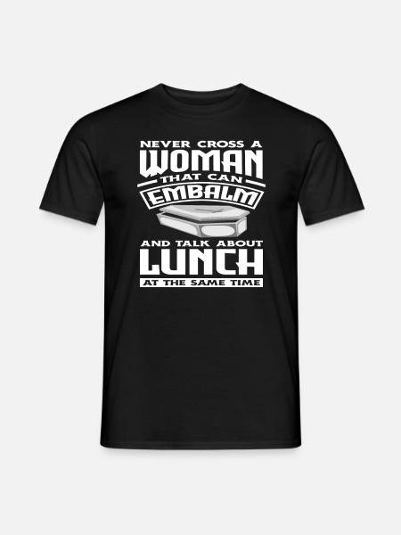 Undertaker Embalmer Woman - Men's T-Shirt - black