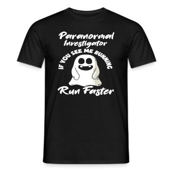 Geisterjäger Geisterjagd Geister - Männer T-Shirt - Schwarz - Vorne - AI Model Male 178 light (178cm)