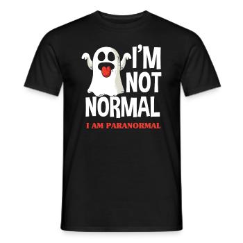 Ghost Paranormal Spell Cadeau Chasseur de Fantômes - T-shirt homme - noir - Devant - AI Model Male 178 light (178cm)