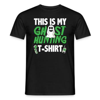 Geisterjagd Shirt - Männer T-Shirt - Schwarz - Vorne - AI Model Male 178 light (178cm)