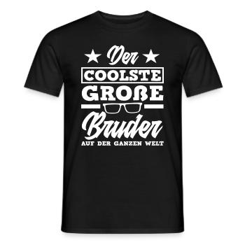 Coolster Großer Bruder Auf Der Welt - Männer T-Shirt - Schwarz - Vorne - AI Model Male 178 light (178cm)