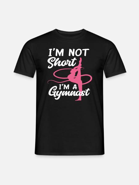 Proud Gymnast Athlete Training Gift - Men's T-Shirt - black