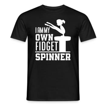 Gymnastics Gymnast Athlete Gift Artistic Gymnastics - Men's T-Shirt - black - Front - AI Model Male 178 light (178cm)