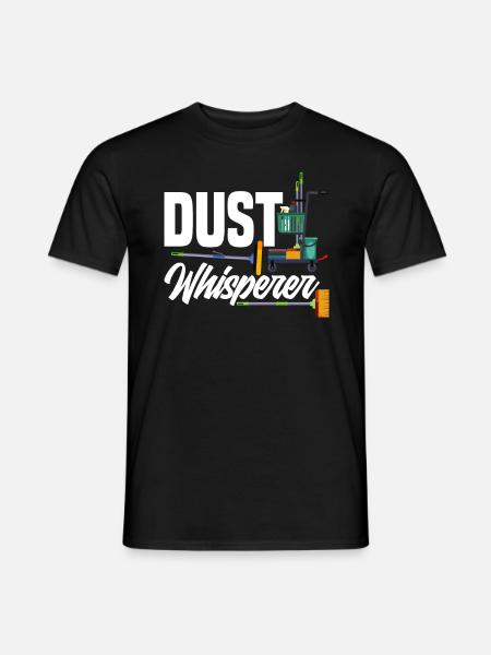 School Janitor Dust Whisperer - Men's T-Shirt - black