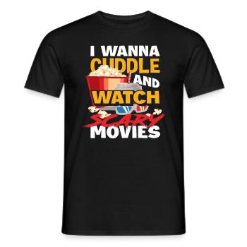 Film d’horreur Films Amateurs Cinéma - T-shirt homme - noir - Devant - AI Model Male 178 light (178cm)