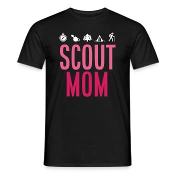 Maman Scoute - T-shirt homme - noir - Devant - AI Model Male 178 light (178cm)