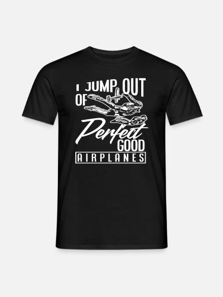 Skydiving Skydivers - Men's T-Shirt - black
