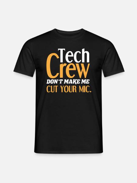 Theatre Technician Crew - Men's T-Shirt - black