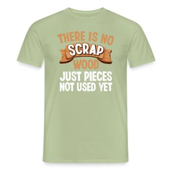 Carpenter Profession Saying Gift - Men's T-Shirt - sage - Front - AI Model Male 178 light (178cm)