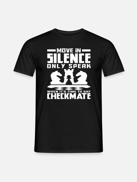 Chess Checkmate Chess Club - Men's T-Shirt - black